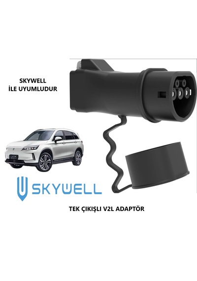 Bemis Skywell Uyumlu Tek Çıkışlı V2L Adaptör