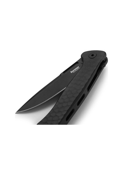Lionsteel Emmet Em01a Bb Old Black Magnacut Black Aluminium Hammertone Kamp Çakı Siyah