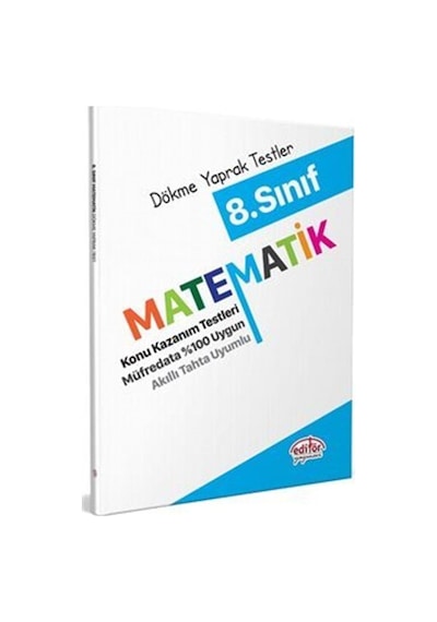 8. Sınıf Matematik Konu Kazanım Testleri / Kolektif