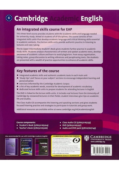 Cambridge Academic English B2 Upper Intermediate Student's Book: An Integrated Skills Course For Eap