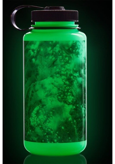 Nalgene Wide Mouth 32 Oz Suluk Matara 1 Litre Glowyld Worms 682025-0033 Yeşil