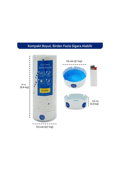 Kokusuz Kullan At Küllük - Suyla Şişen Jel Kristal Formüllü - Dumansız Hijyenik Küllük - 25 Adet Belirtilmemiş