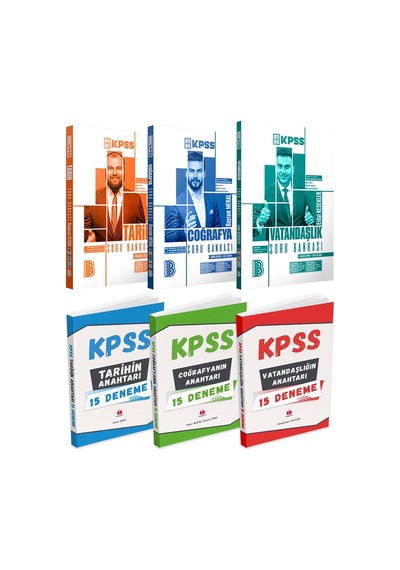 2026 Kpss'nin Anahtarı Genel Kültür Deneme Seti Ve Benim Hocam Genel Kültür Soru Seti 6 Kitap