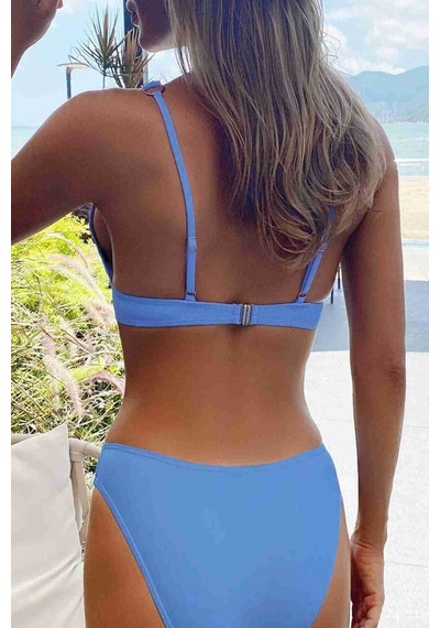 Angelsin Şık Bikini Takım Mavi 001