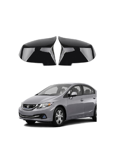 Honda Civic Fb7 12-15 Araca Özel Batman Yarasa Ayna Kapağı Pianob