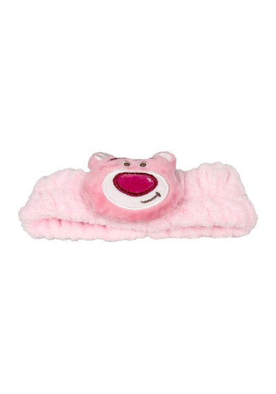 Lotso Bear Peluş Bandana Makyaj Spa Saç Bandı Açık Pembe Pembe