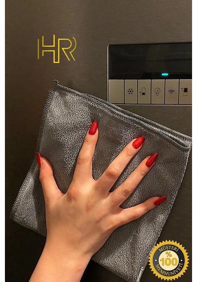 Hrpak Sihirli Ankastre Ocak Davlumbaz Temizlik Bezi Gri 3'lü 40 x 40 CM