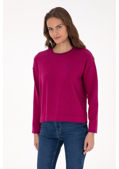 U.s. Polo Assn. Kadın Fuşya Kazak /triko 50314675-vr023 Fusya