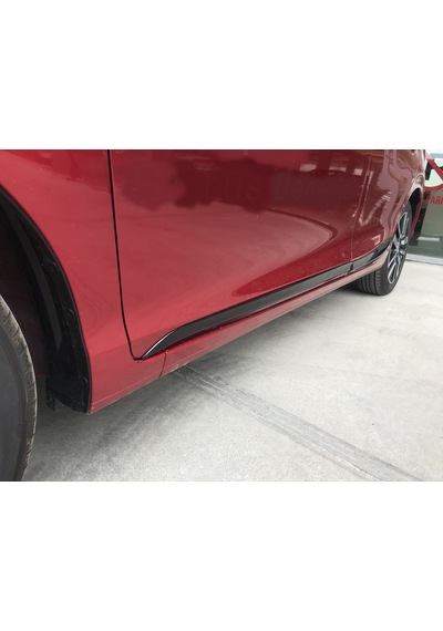 Autogp Honda City Uyumlu Kapı Koruma Çıtası Pianoblack 2021+ İçin Uygundur