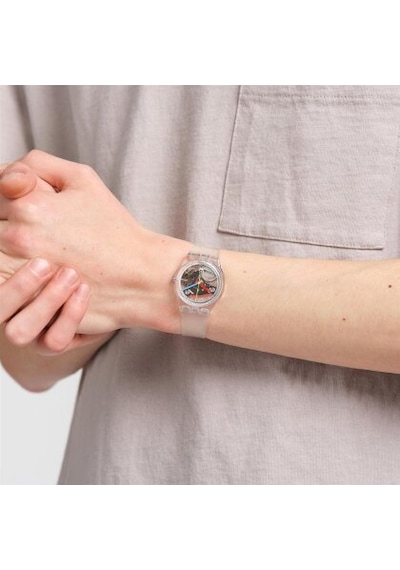 Swatch SO28K100 Clearly Gent Bayan Kol Saati