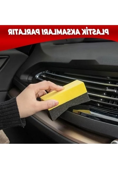 2'li U Şeklinde Araba Lastik Parlatıcı Sünger