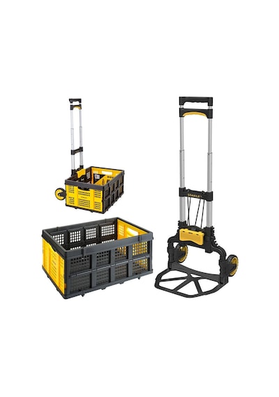 Stanley Ft509 70kg Katlanır Alüminyum El Arabası + Ft505 25kg Kat