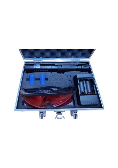 Uzun Mesafeli 450nm Yakıcı Şarjlı Mavi Lazer Pointer