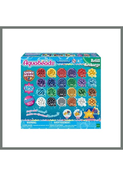 Bezos 31995 Aquabeads Parlak Boncuk Paketi Yedek Paket 2000 Parça +4 Yaş Mmbz