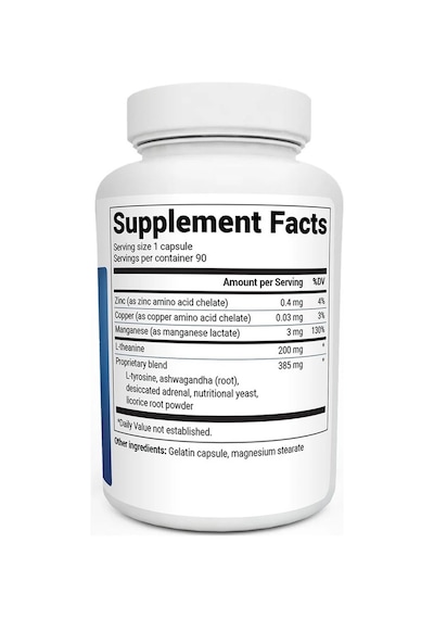 L-theanine Adrenal Support 90 Kapsül Takviye Edici Gıda Dr.berg