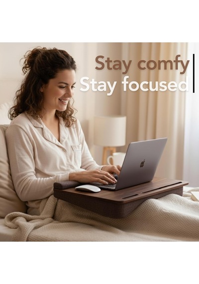 -ls023 Minderli Laptop Sehpası Ceviz