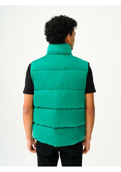 Regular Fit Erkek Yelek Yeşil