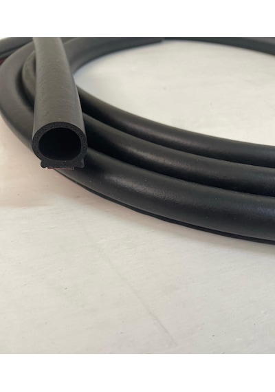 Bantlı Kapı Fitili ( Çap-18 Mm )- Bantlı Sünger - D Tipi Fitil ( 1 Adet 1 Metre )