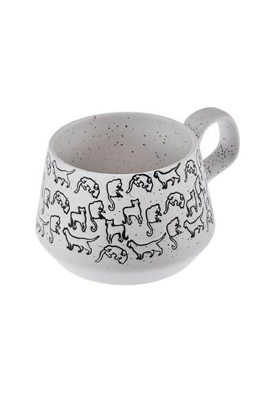 Karaca Kedi Beyaz Kupa 450 Ml Genel