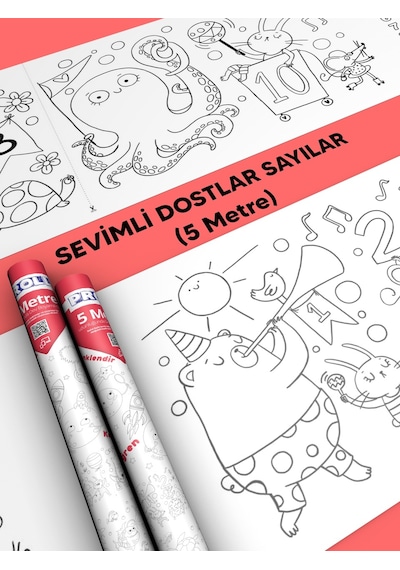 Sayılar Boyama Kağıdı