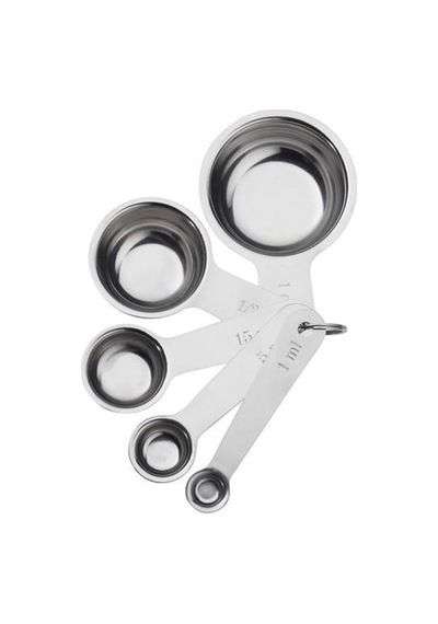 5 Li Metal Ölçek MeridyenDukkan Paslanmaz Çelik Pratik Mutfak Ger