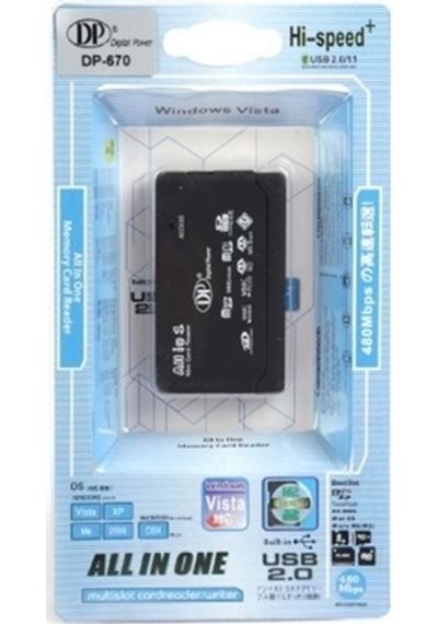 Hi-Seed DP 670 SD CF Micro USB 2.0 Kart Okuyucu