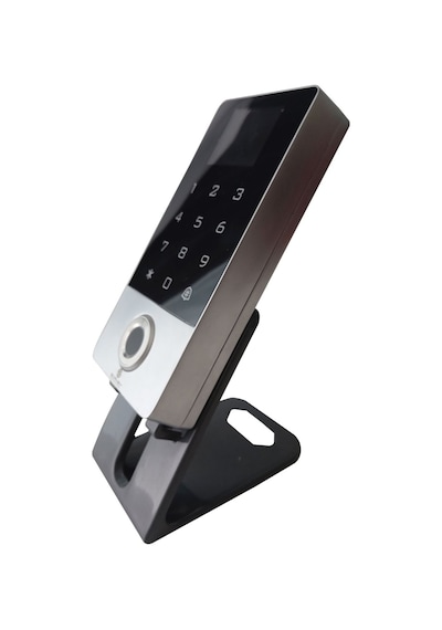 Sr-214 Lcd Em-w Ip68 Parmak İzi Kart Şifre Okuyucu Lcd Ekranlı Metal Kasa 125 Khz 3 Adet