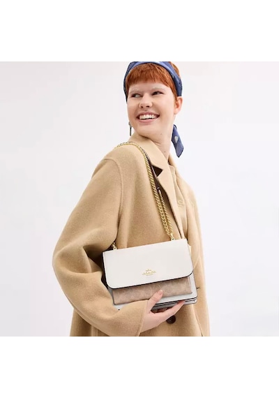 Coach Klare Crossbody Bag Kadın Omuz Çantası Krem