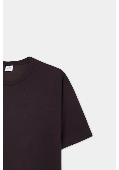 Twn Relaxed Fit Kahverengi Düz T-shirt 6ec146171622m Çok Renkli
