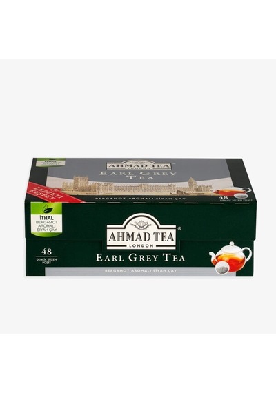 Ahmad Tea Earl Grey Demlik Poşet Çay 48 Li 154 G