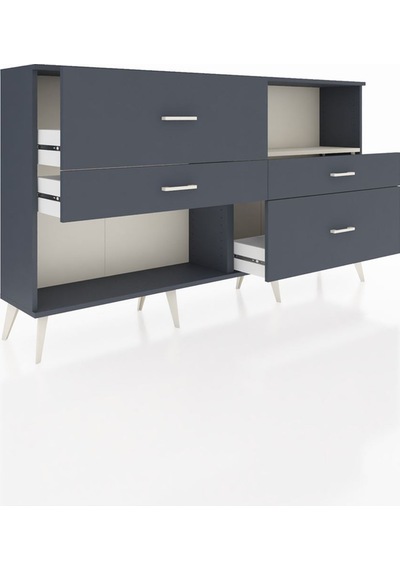 Arges Konsol Tek Raflı 4 Çekmeceli 176x30x99 Antrasit-aytaşı/ant Antrasit-aytaşı/antrasit Arges Konsol Tek Raflı 4 Çekmeceli 176x30x99 Antrasit-aytaşı/ant Antrasit-aytaşı/antrasit
