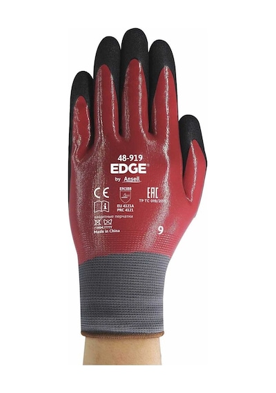 Ansell Edge 48-919 Yağ Dirençli Nitril İş Eldiveni
