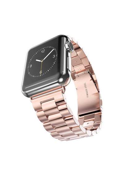 Apple Uyumlu  Watch 40 MM Krd-04 Metal Katlamalı Yandan Klips Kordon