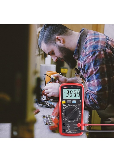Ut890c Profesyonel Dijital Multimetre Test Cihazı Voltmetre Ampermetre Ohmmetre Rms 6000 Hesapları Işıklı Lcd İle P