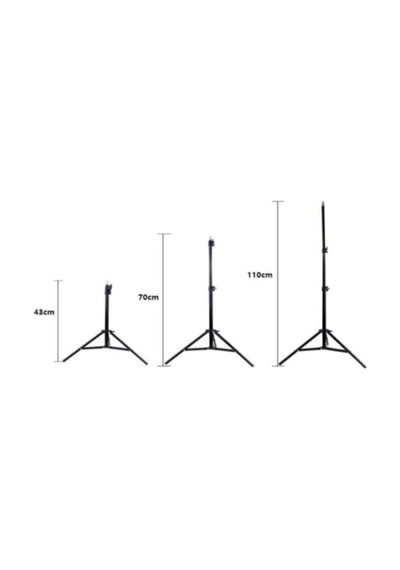 Ringlight Led Işık Selfie Makyaj Kuaför Tiktok Youtuber 2m Tripod 26 Cm Stüdyo Işığı