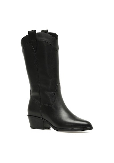 Nine West Zerten2 5pr Siyah Kadın Kovboy Bot 000000000102043217 Siyah