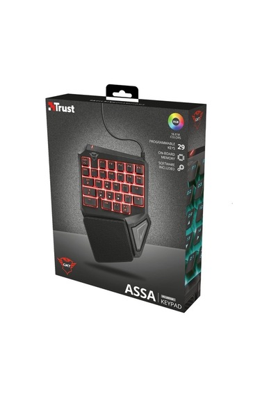 Trust 22881 ASSA USB Kişiselleştirilebilir RGB Num Pad