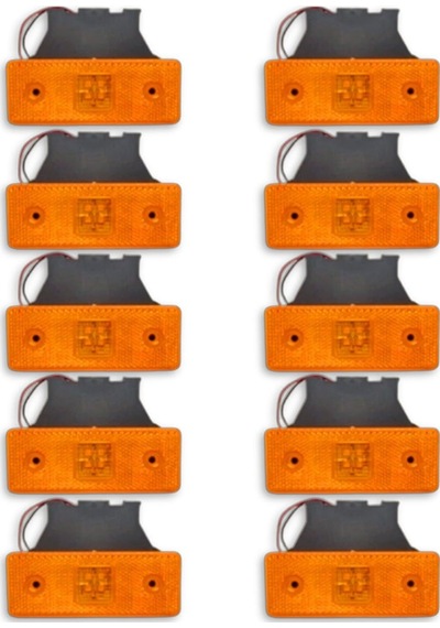 (10 ADET) SİDE MARKER LED LAMBA SARI 12V-24V