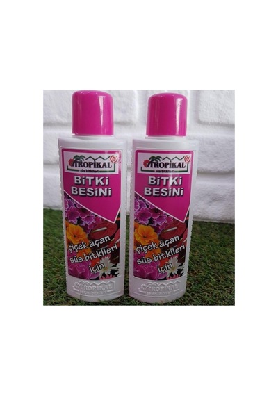 Bitki Besini 2 Adet 225 Ml Çiçekli Bitkilere Özel Çiçek Açtıran Sıvı Gübre Çiçek Çoşturan Vitamin 0,250