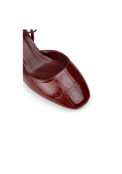 Deery Kadın Bordo İnce Bantlı Topuklu Ayakkabı - Rd016zbrdm01 Bordo