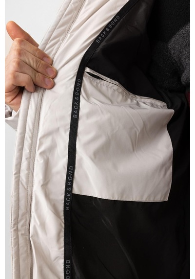 Back And Bond Taş Regular Fit Kapüşonlu Puffer Mont Çok Renkli