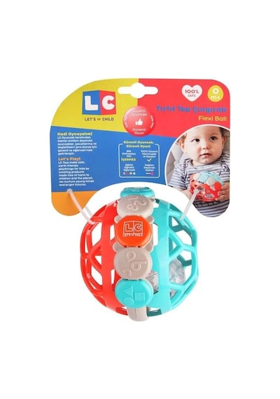 Let'S Be Child Tırtıl Top Çıngırak 0+ Ay 30148 Çok Renkli