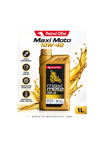 Petrol Ofisi Maxi Moto 10w-40 12 Adet X 1 L