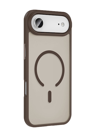 Apple Uyumlu iPhone 17 Air Kılıf M-safe Şarj Özellikli Mat Arka Yüzey Zore Sio Kapak Lacivert