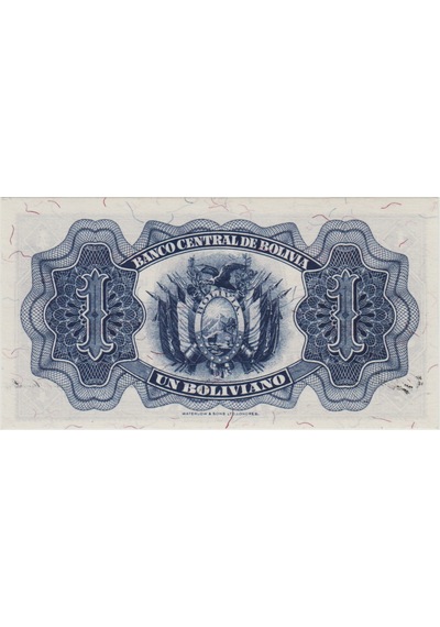 Bolivya 1 Boliviano 1928 1952 Çil.
