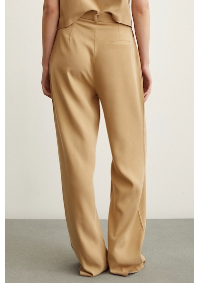 Never More Geniş Paça Pantolon Camel