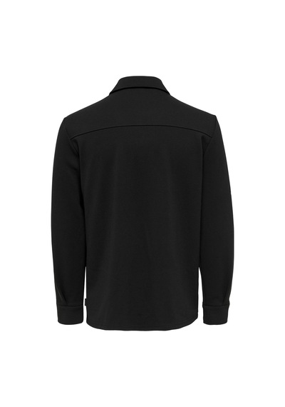 Onsnewkodyl Overshırt Sweat Noos Erkek Siyah Uk Gömlek - 22021279 Siyah
