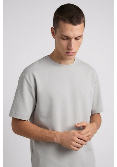 Taş Oversize Fit Basic Erkek Şort Takım - 85292