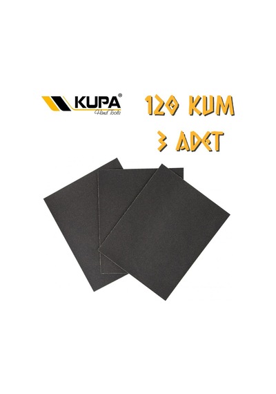 Kupa Su Zımparası A120 Kum - 3 Adet