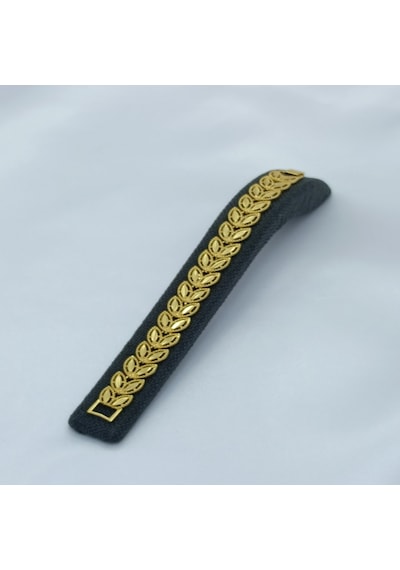 Yeni Sezon Vip Özel Seri Paslanmaz Çelik Çift Yaprak Model Altın Kaplama Kadın Bileklik Gold